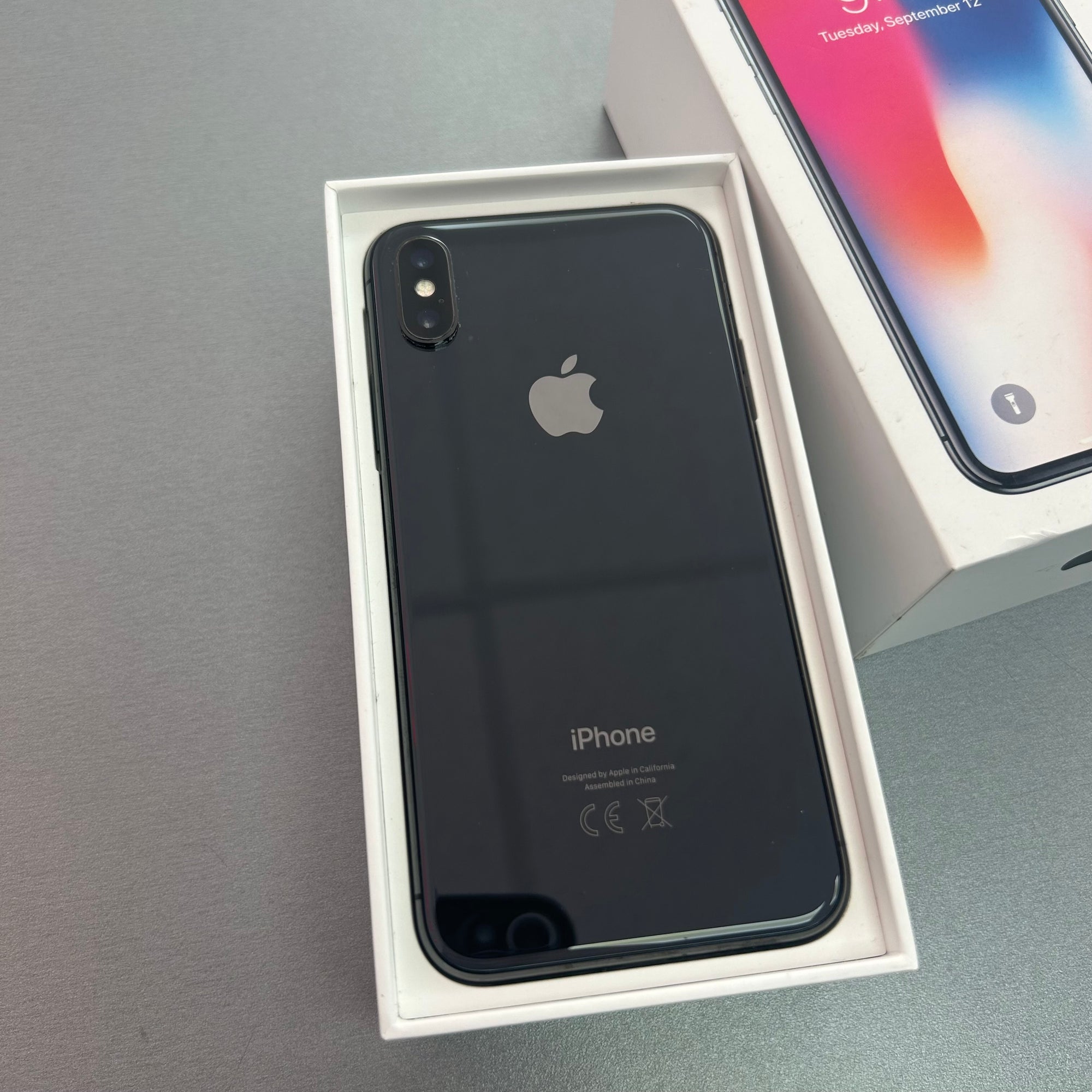 Apple iPhone X Space Grey 64GB - 100% Battery Health