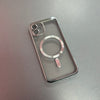 Silver Magsafe Rear Case &amp; camera lens protection for iPhone