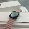 Apple Watch Series 5, 44mm GPS and Cellular Silver Aluminium Case &amp; Pink Sports Band