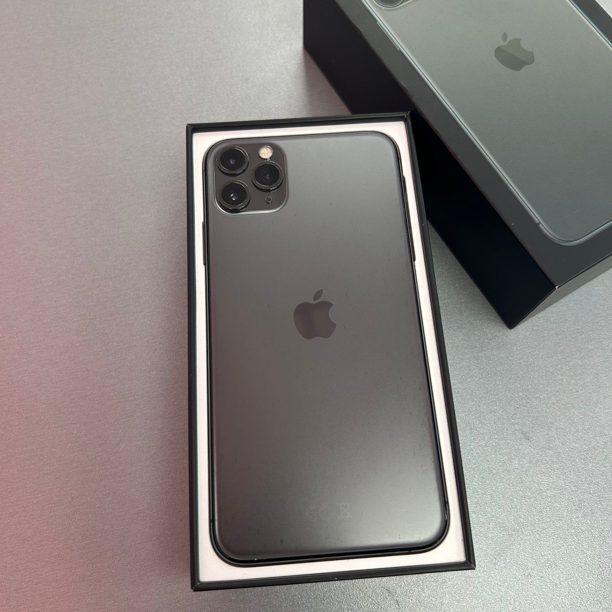 Apple iPhone 11 Pro Max Space Grey 64GB & 100% Battery Health - No Face ID & Screen Warning